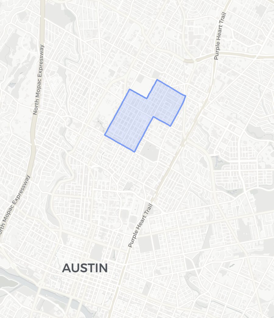 Hyde Park neighborhood boundary map